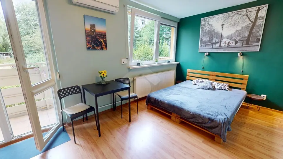 Kawalerka | 25,35 m² | Balkon | Miejsce parkingowe | ul. Oporowska | Wrocław