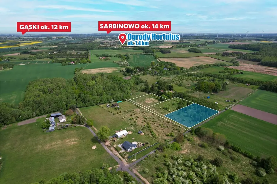 Działka budowlana 4207 m² Smolne, gm.