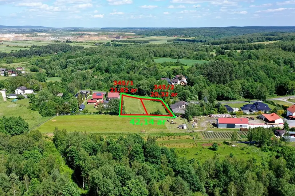 Działka budowlana 42,14 a | Łagów | ul.