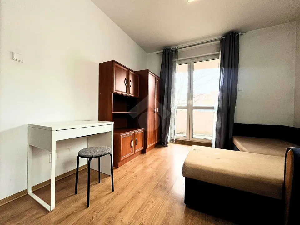 Pokój z balkonem – Kraków – Ruczaj – ul. Chmieleniec – 12,28 m2