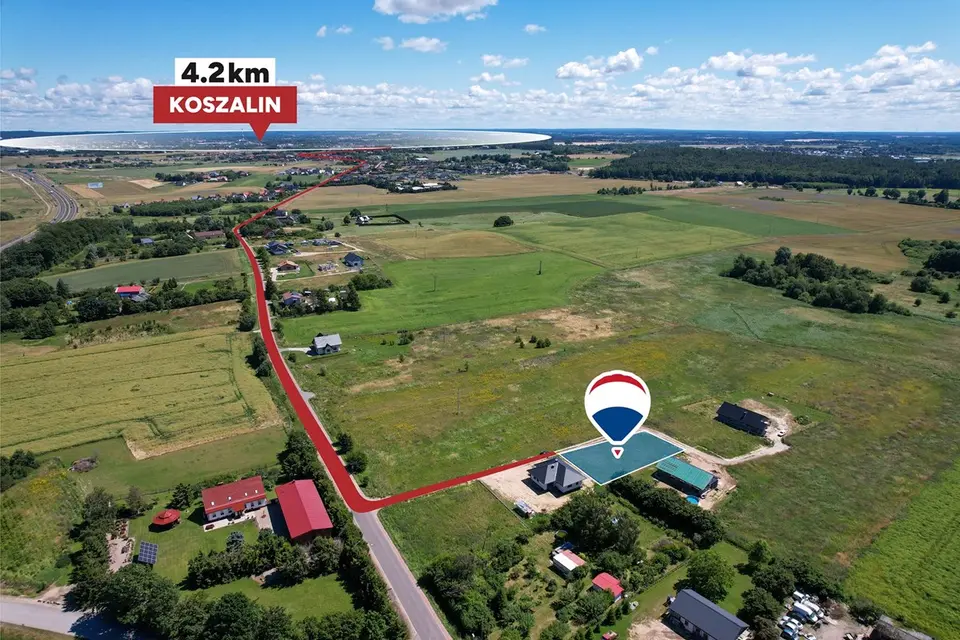 Działka budowlana w Gniazdowie przy ulicy Bałtyckiej. – Gniazdowo